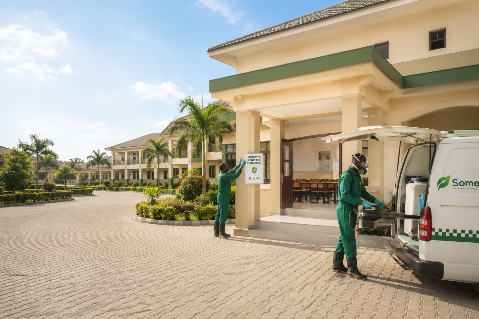 School ready and clean for resumption